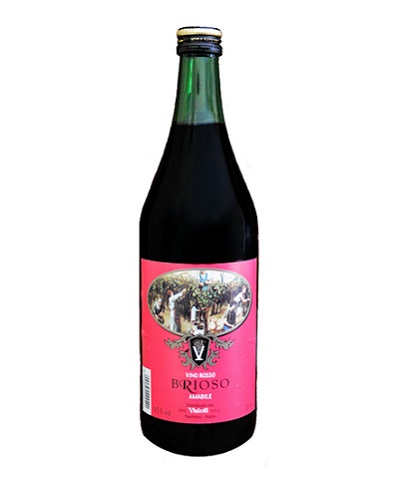 ROSSO BRIOSO AMABILE 1 l - cassa 12 bottiglie vetro a rendere