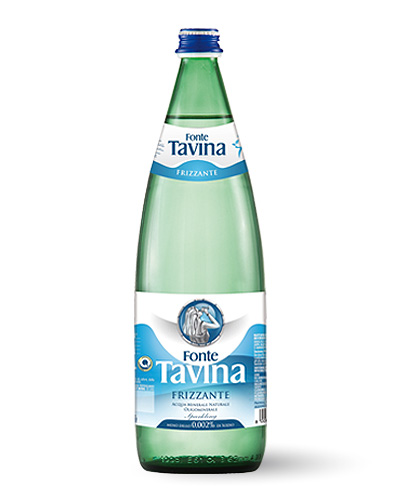 TAVINA frizzante 1 l - cassa 12 bottiglie vetro a rendere
