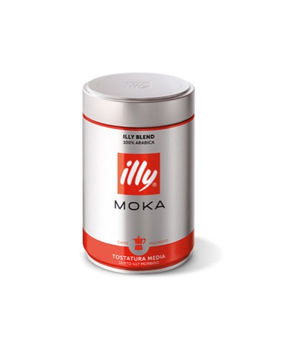 Illy macinato tostatura media barattolo 250 g.